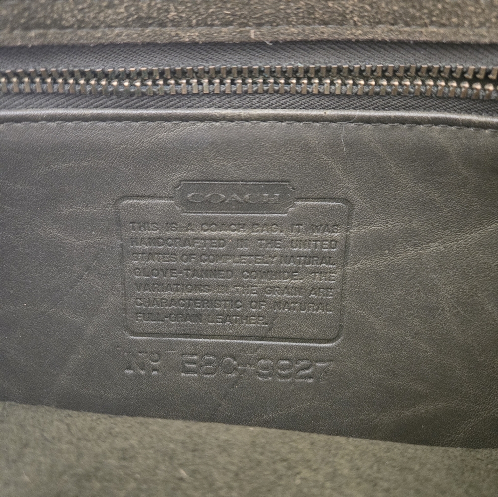 Coach 9927 Willis Green Loden Olive Bag Purse Crossbody Vintage Hangtag - Picture 3 of 16